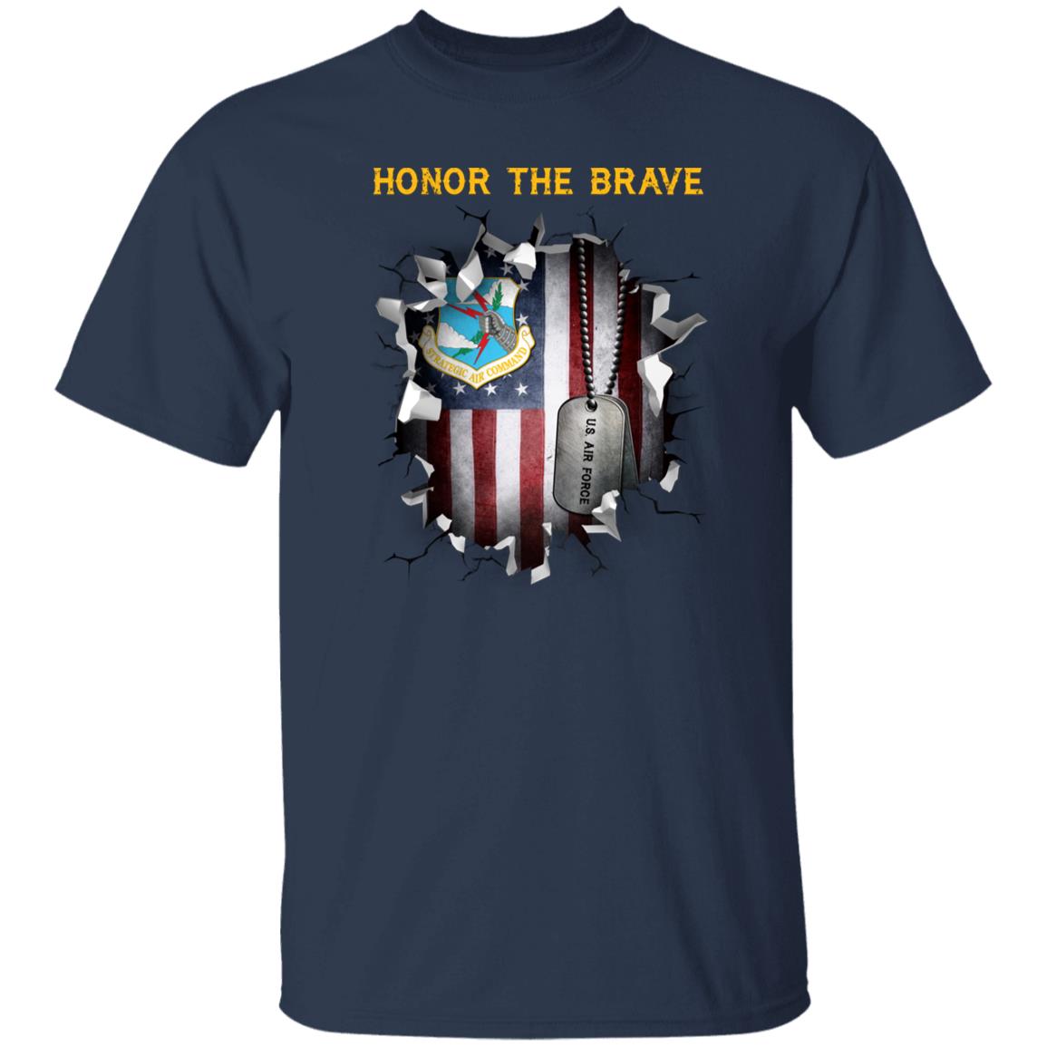 US Air Force Strategic Air Command - Honor The Brave Front Shirt