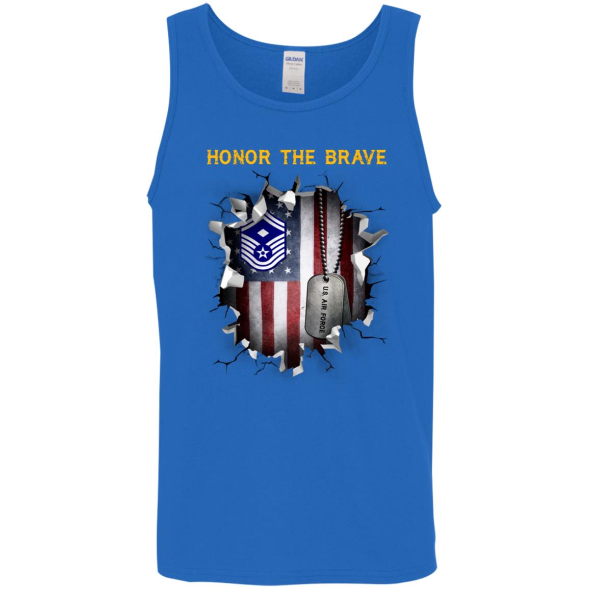 US Air Force E-8 First sergeant E-8  - Honor The Brave - Honor The Brave Front Shirt