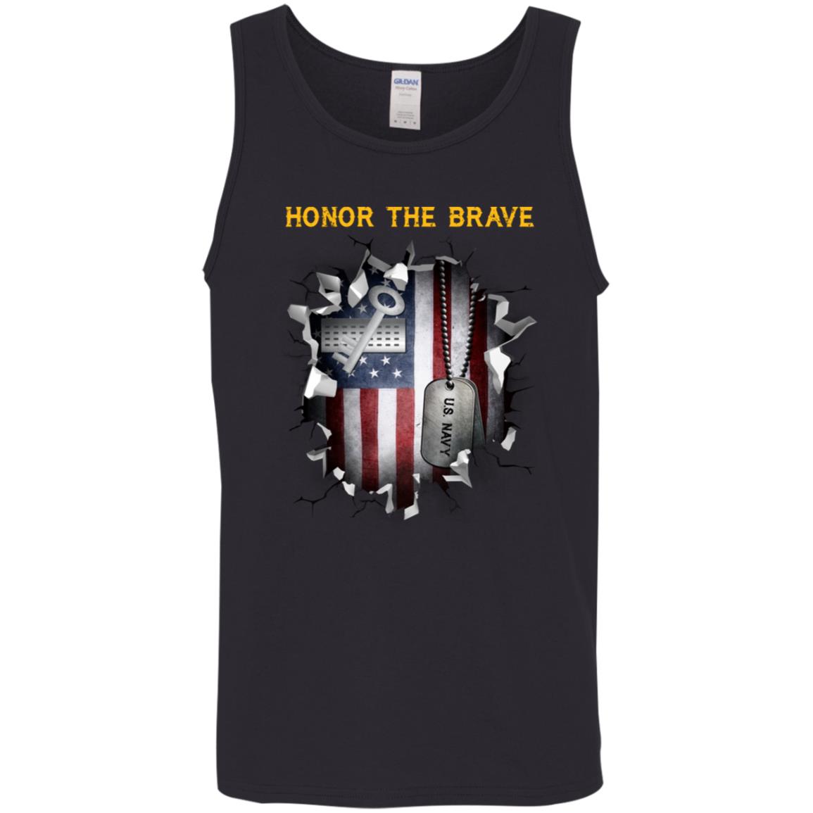 Navy Disbursing Clerk Navy DK - Honor The Brave Front Shirt