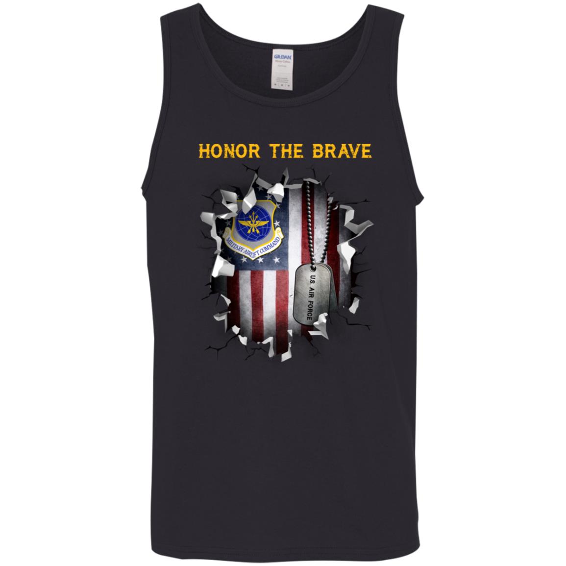 US Air Force Military Airlift Command - Honor The Brave Front Shirt