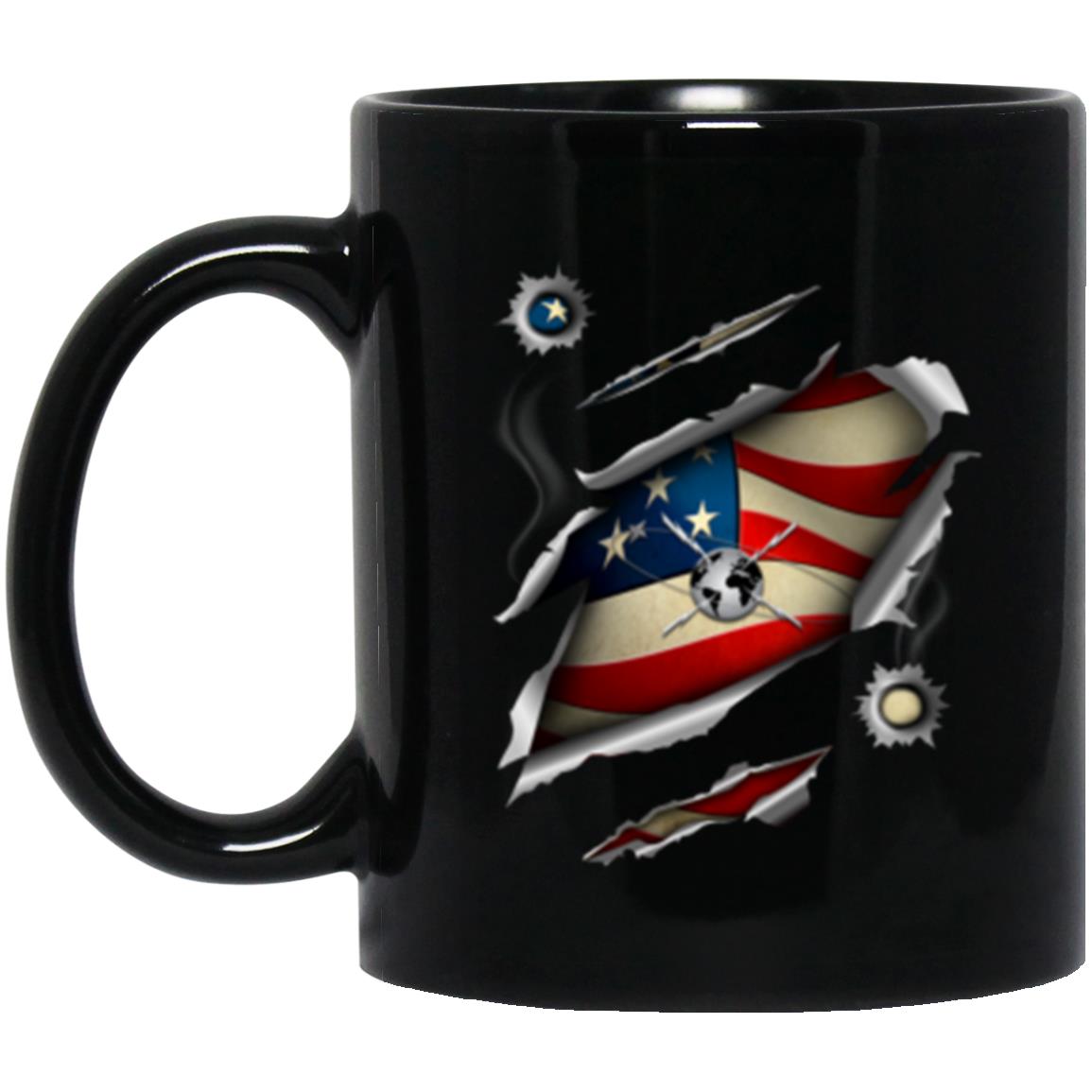 US Navy Mass Communications Specialist Navy MC 11oz - 15oz Black Mug