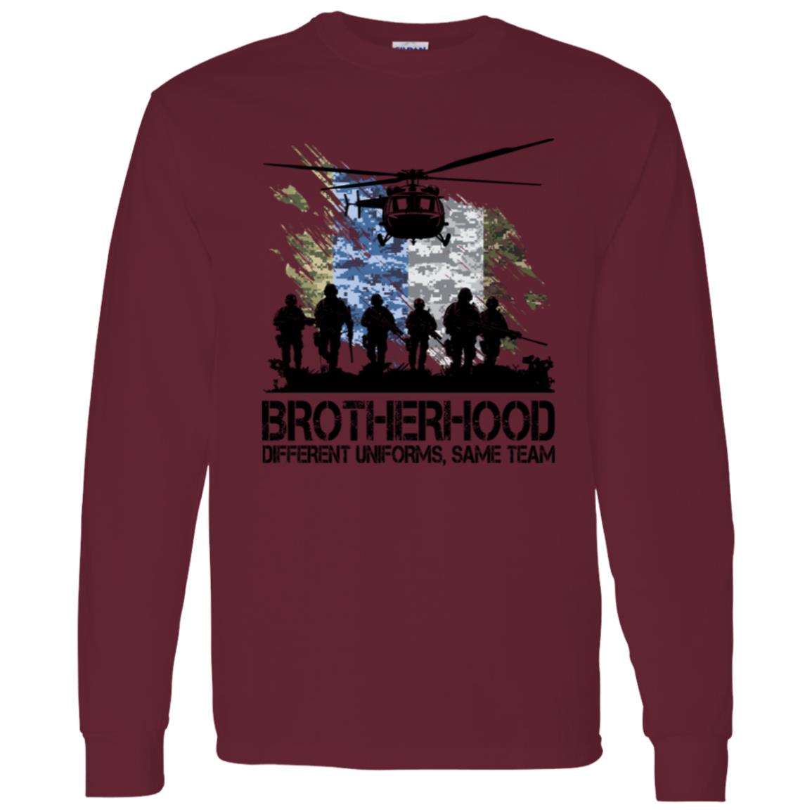 Brotherhood Diffent Uniforms, Same Team Front Shirt