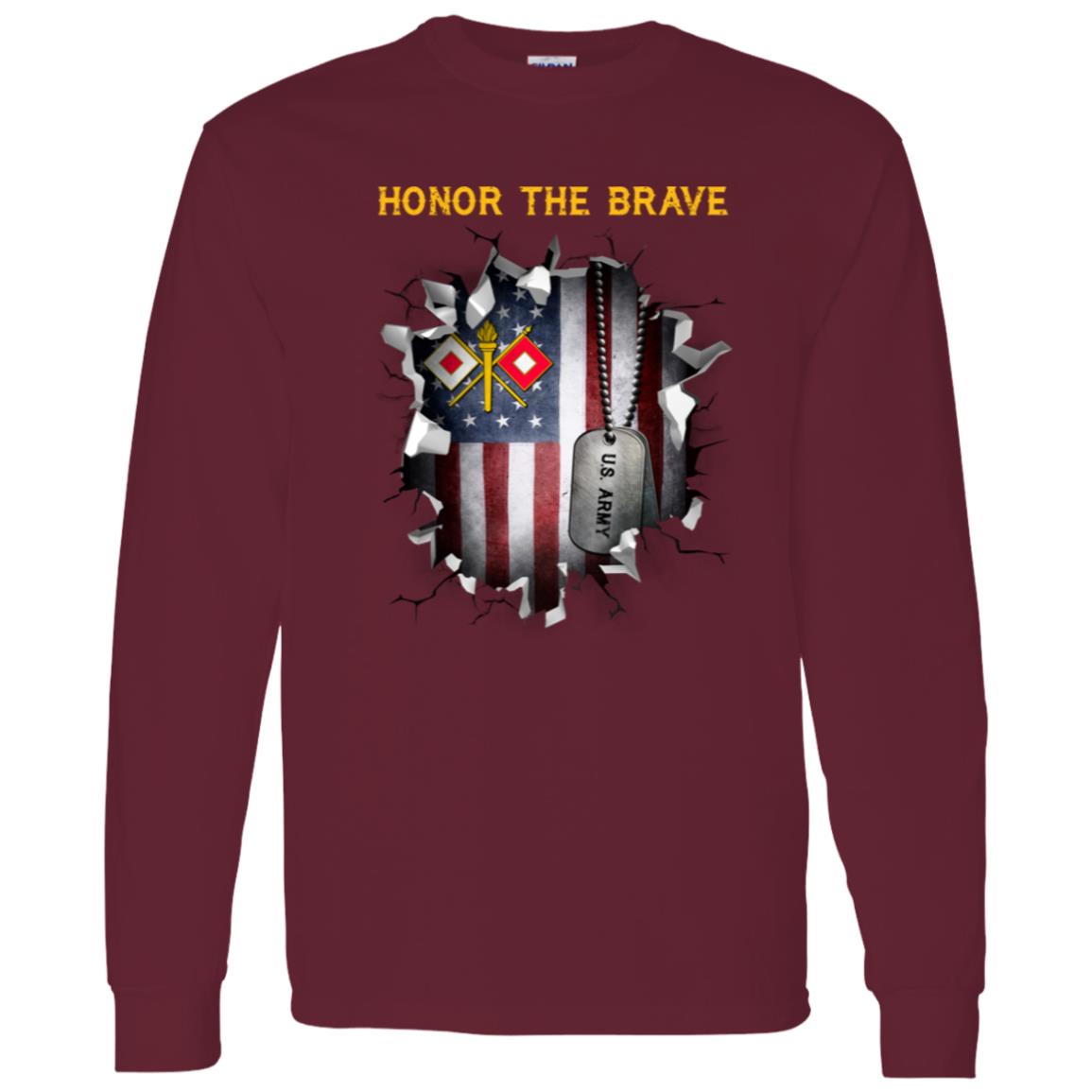 US Army Signal Corps  - Honor The Brave Front Shirt