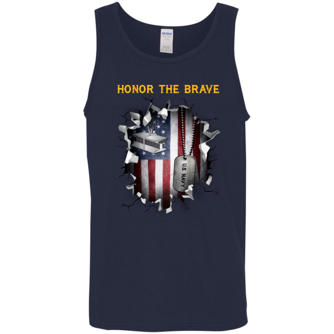 Navy Steelworker Navy SW - Honor The Brave Front Shirt