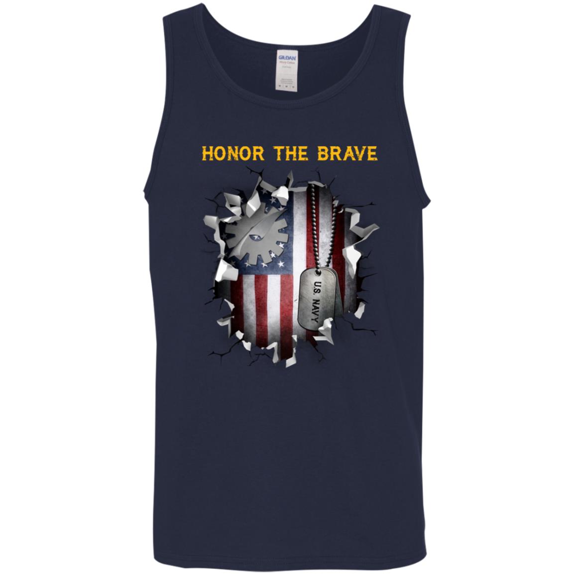 Navy Data Processing Technician Navy DP - Honor The Brave Front Shirt