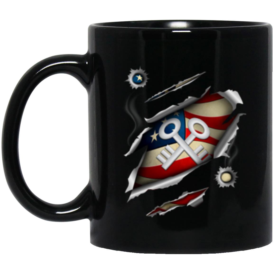 US Navy Storekeeper Navy SK 11oz - 15oz Black Mug