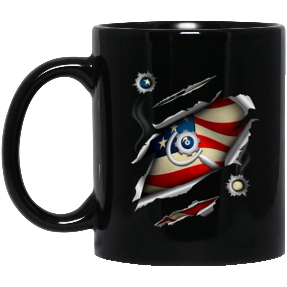 U.S Navy Machinery repairman Navy MR 11oz - 15oz Black Mug