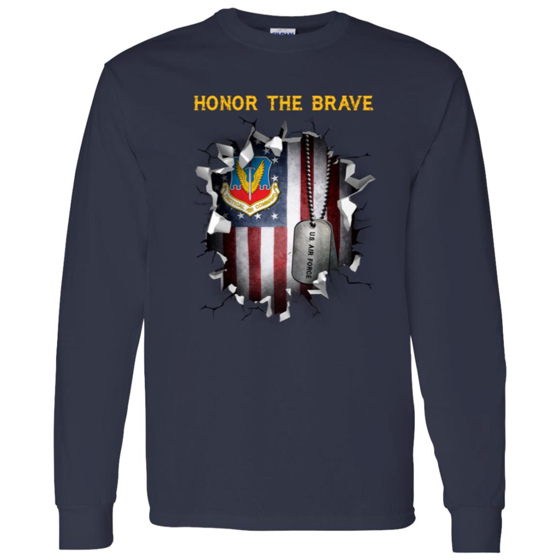 US Air Force Tactical Air Command - Honor The Brave Front Shirt