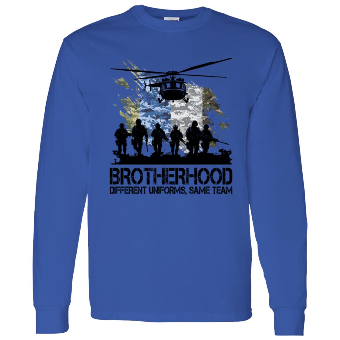 Brotherhood Diffent Uniforms, Same Team Front Shirt