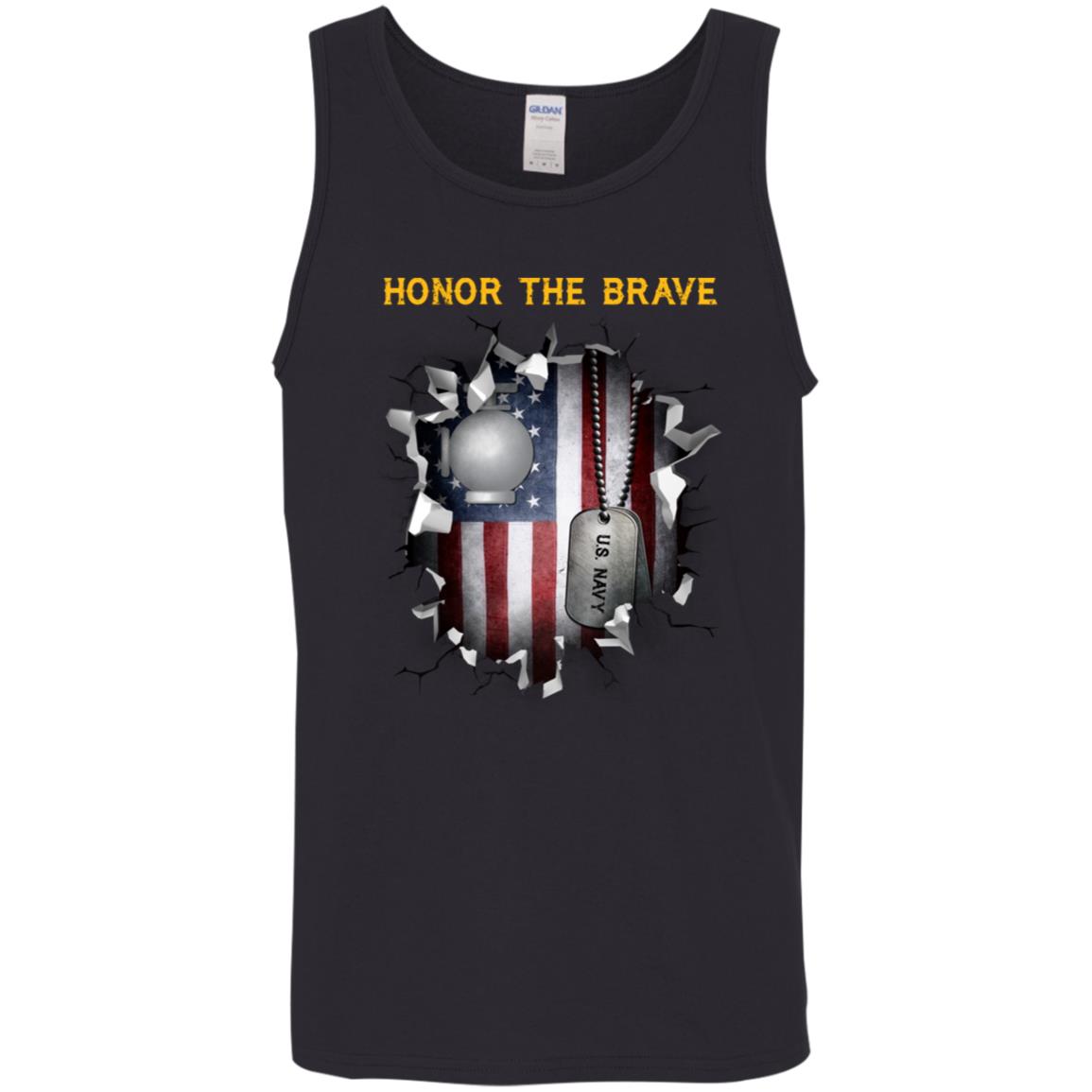 Navy Utilitiesman Navy UT - Honor The Brave Front Shirt