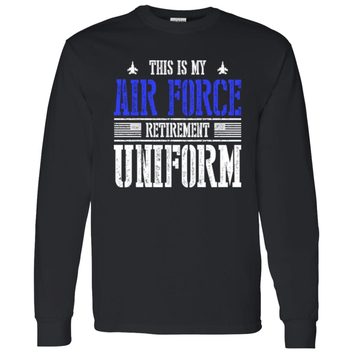 US Air Force Retirement Uniform Front Shirt