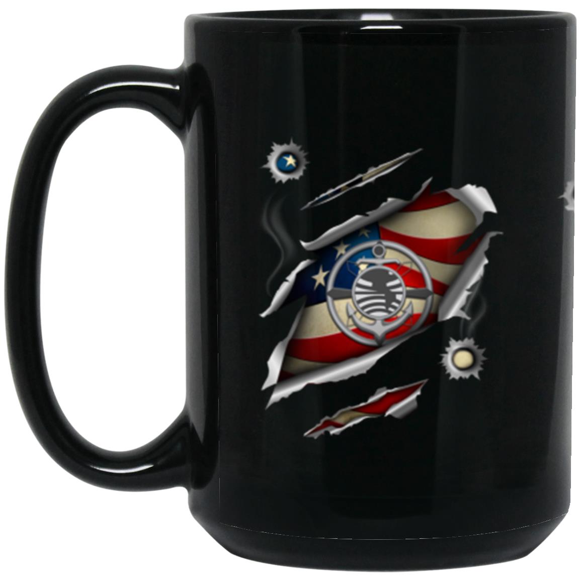 US Navy Religious Program Specialist Navy RP 11oz - 15oz Black Mug