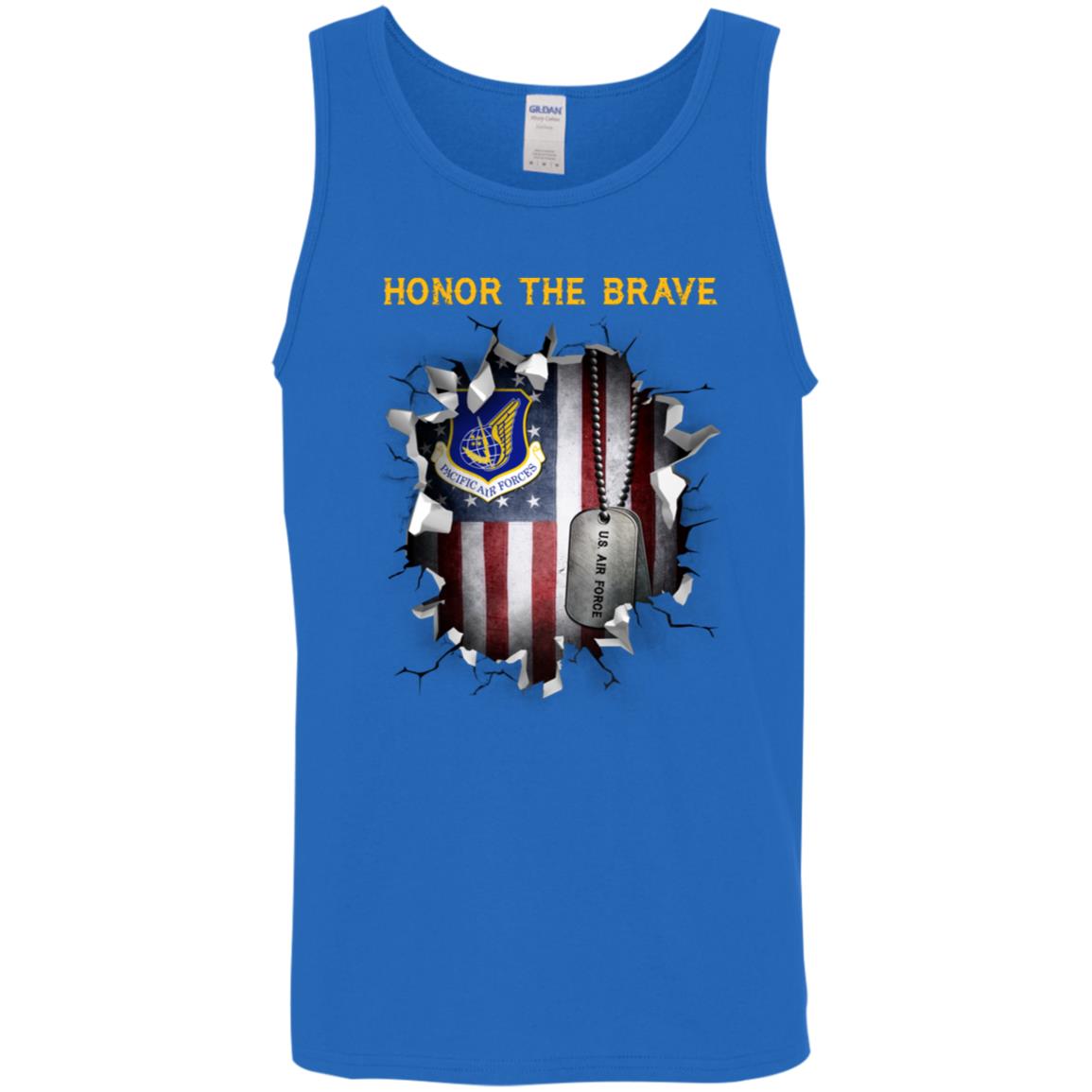 US Air Force Pacific Air Forces  - Honor The Brave Front Shirt