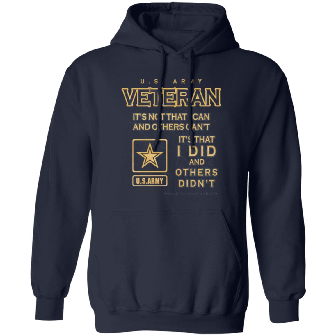 US Army Proud To Have Served Front Shirt