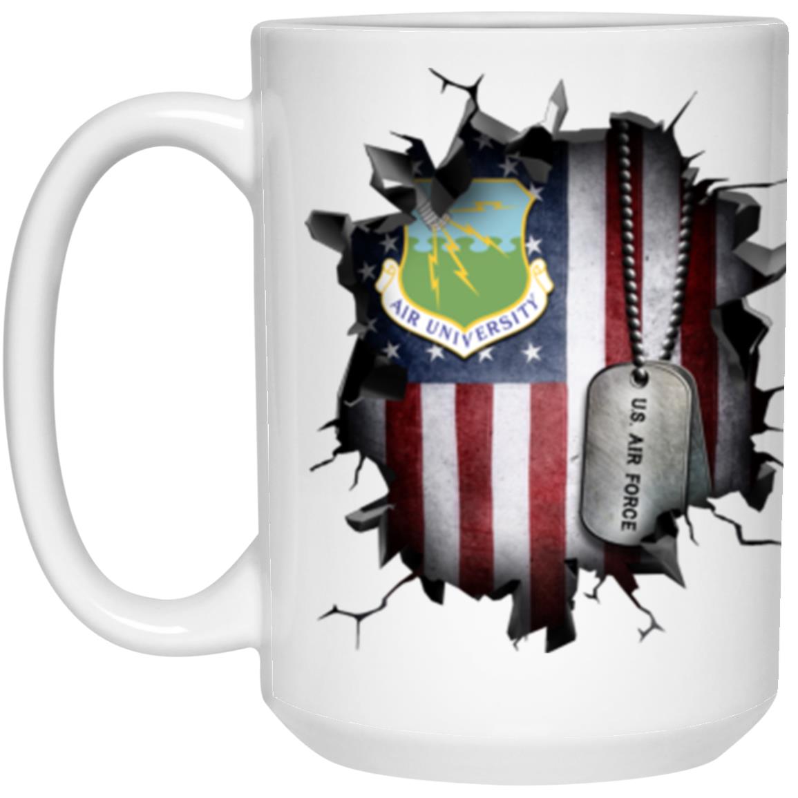 US Air Force Air University 3D Break Effect Coffee Mug 11oz - 15oz White Mug