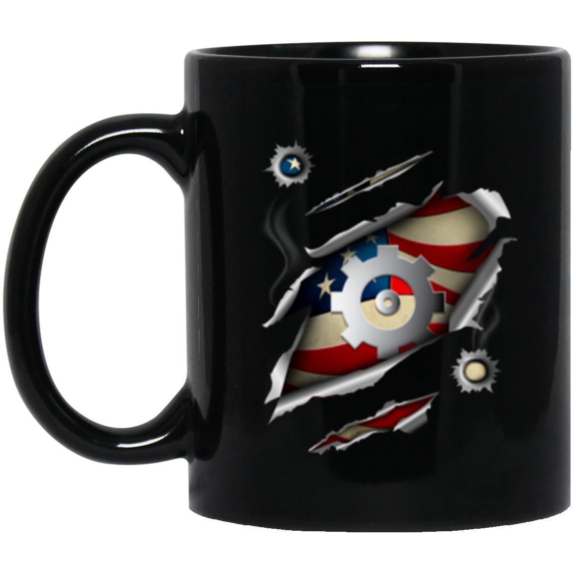 U.S Navy Engineman Navy EN 11oz - 15oz Black Mug