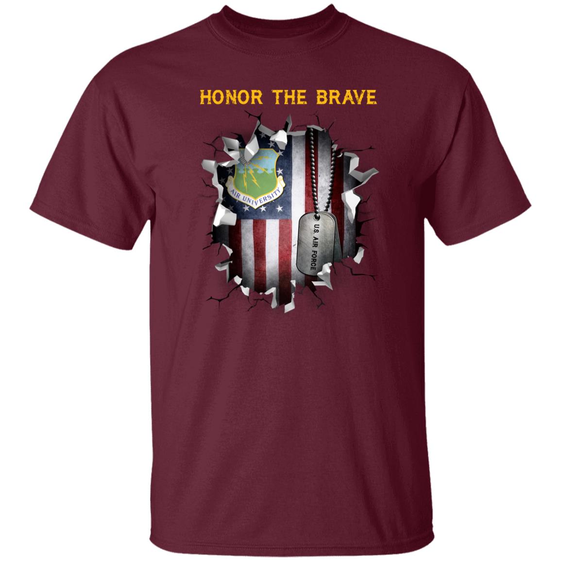 US Air Force Air University - Honor The Brave Front Shirt