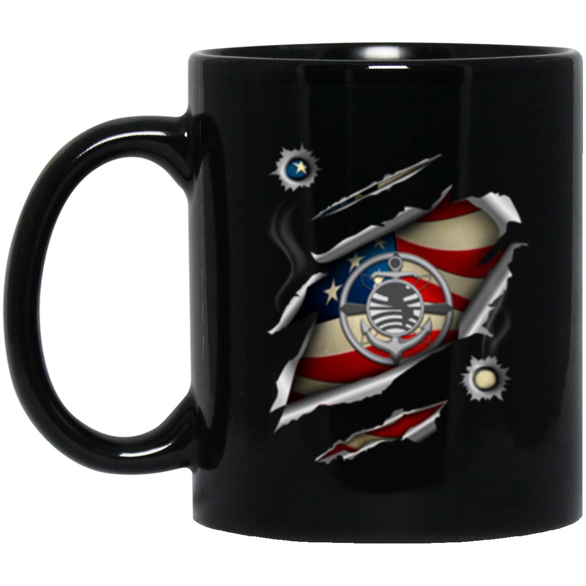 US Navy Religious Program Specialist Navy RP 11oz - 15oz Black Mug