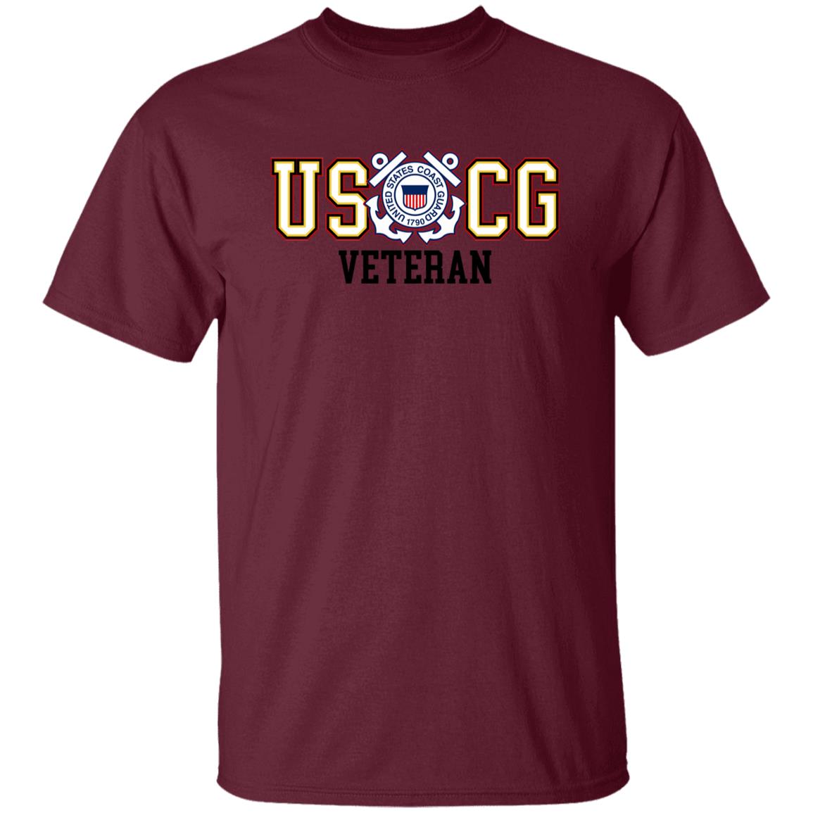 US Coast Guard Veteran Front Shirt