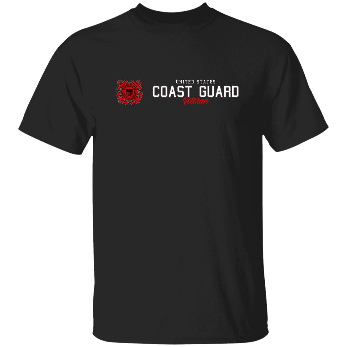 US Coast Guard Veteran Front Shirt