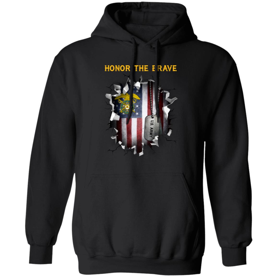 US Army Quartermaster Corps  - Honor The Brave Front Shirt