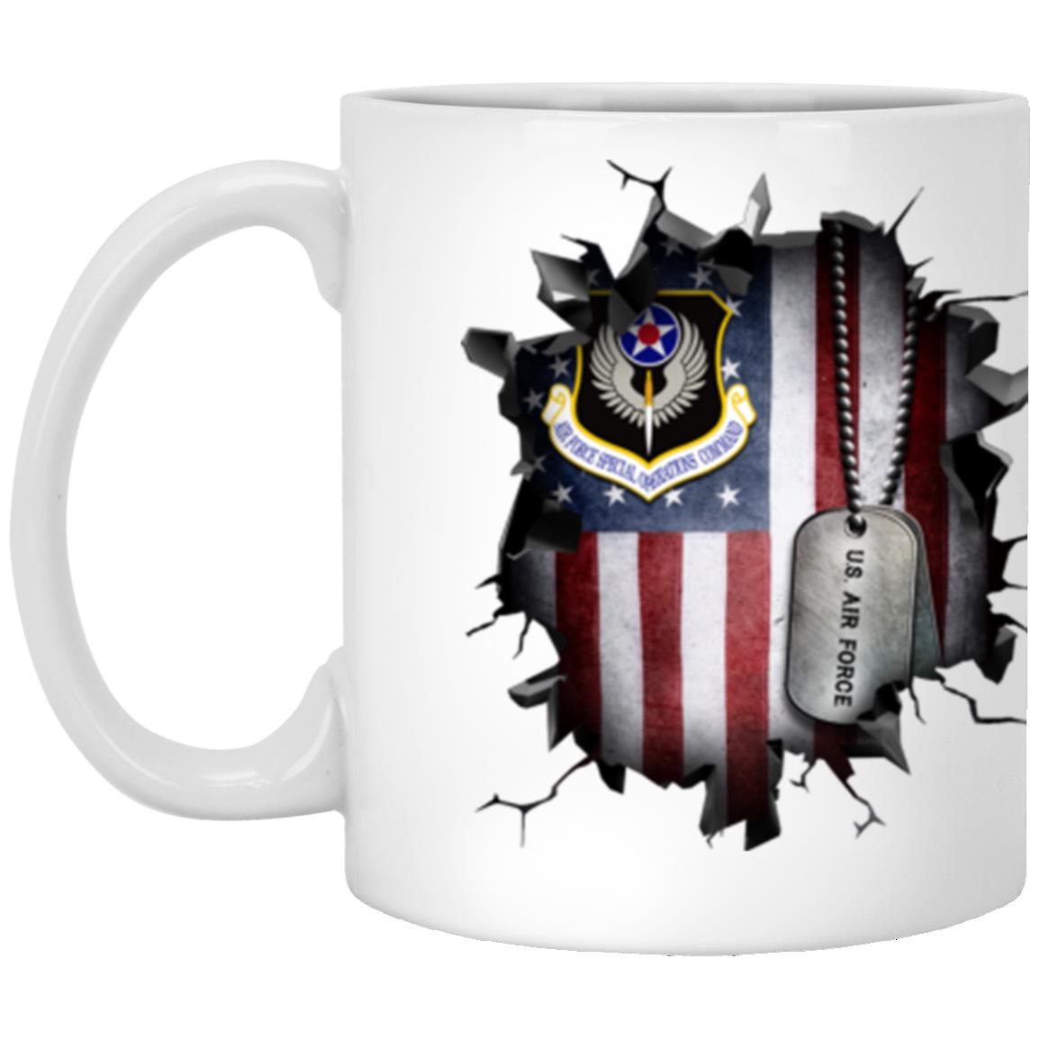 US Air Force Special Operations Command 3D Break Effect Coffee Mug 11oz - 15oz White Mug