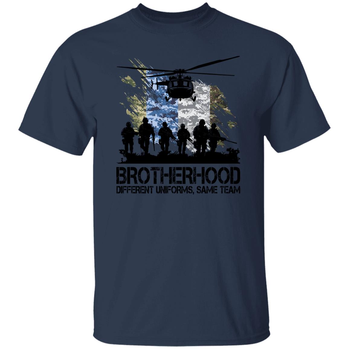 Brotherhood Diffent Uniforms, Same Team Front Shirt