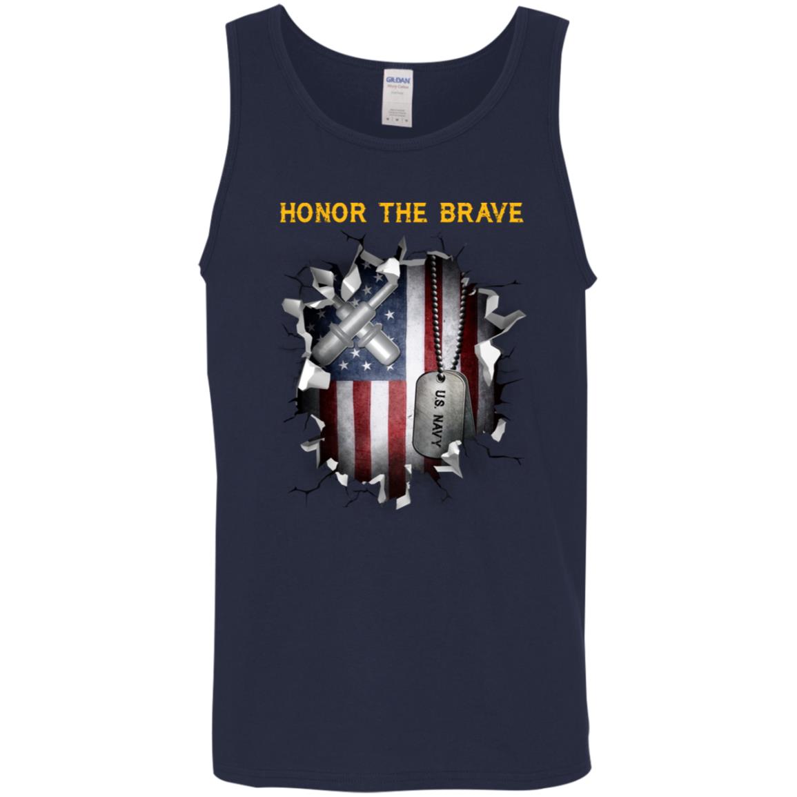 U.S Navy Gunner_s mate Navy GM - Honor The Brave Front Shirt