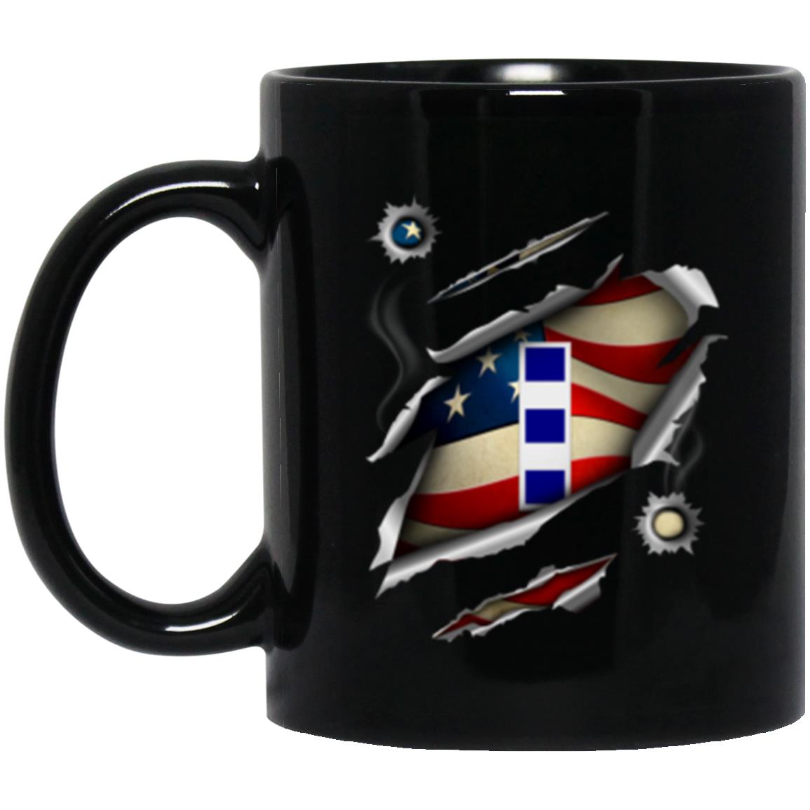 US Navy W-4 Chief Warrant Officer 4 W4 CW4 Warrant Officer 11oz - 15oz Black Mug