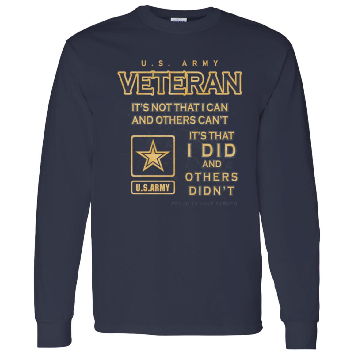 US Army Proud To Have Served Front Shirt