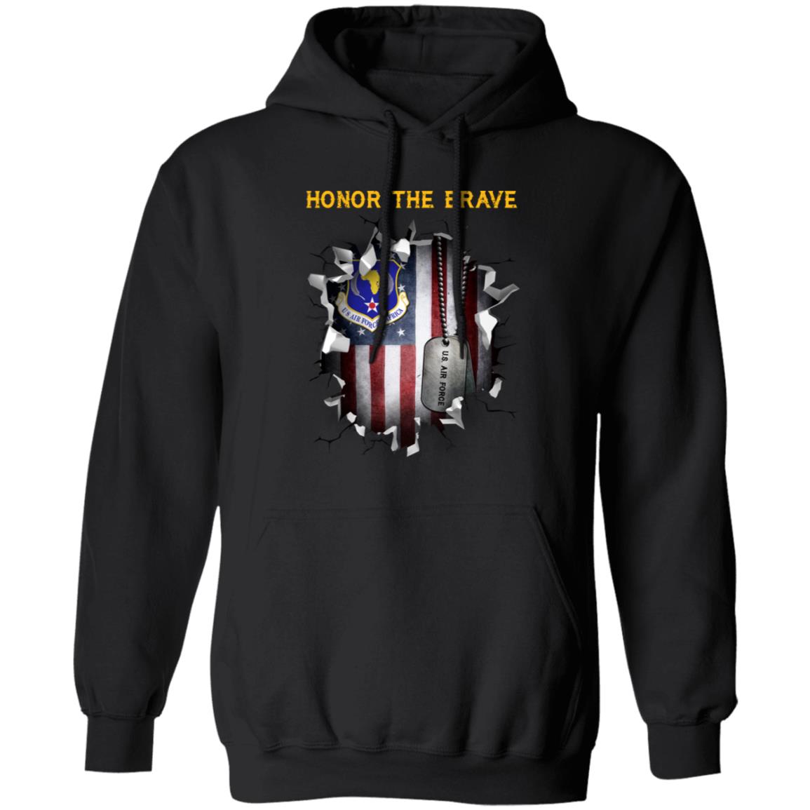 US Air Force Africa - Honor The Brave Front Shirt