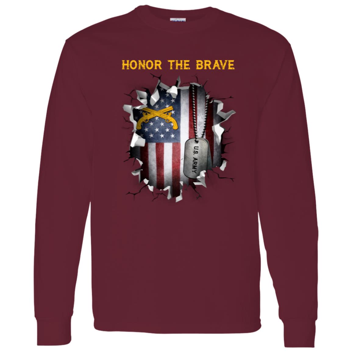 US  Army Military Police Corps  - Honor The Brave Front Shirt