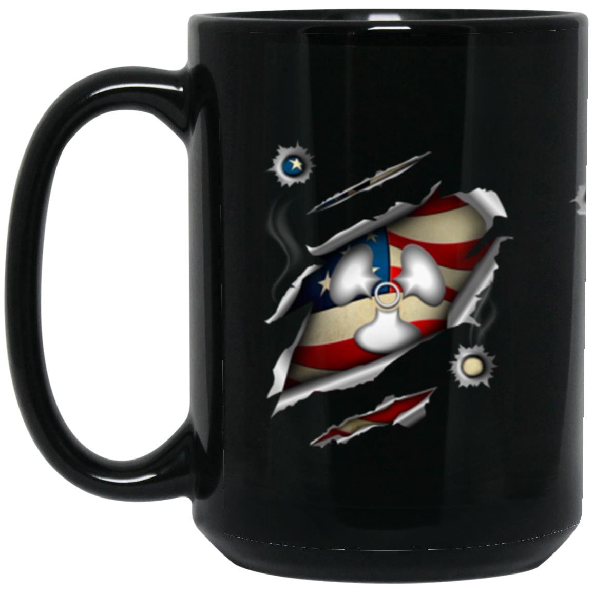 US Navy Machinist_s Mate Navy MM 11oz - 15oz Black Mug