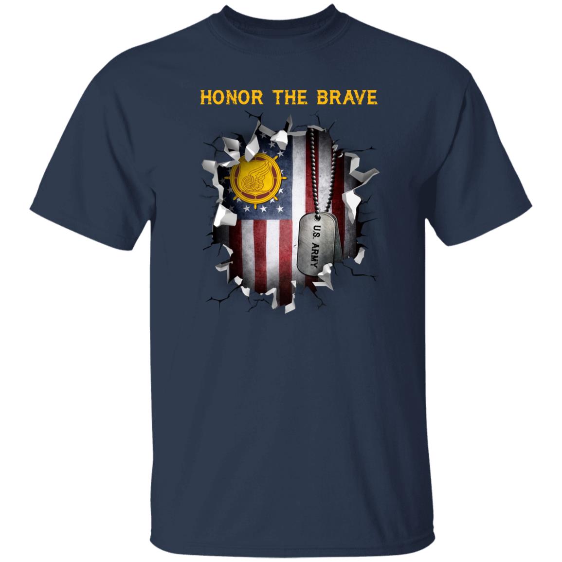 US  Army Transportation Corps  - Honor The Brave Front Shirt