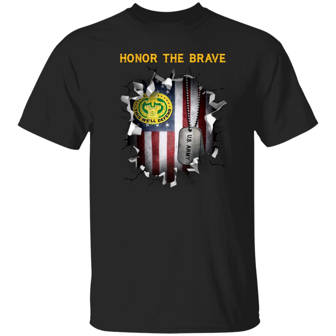 US Army Drill Sergeant  - Honor The Brave Front Shirt