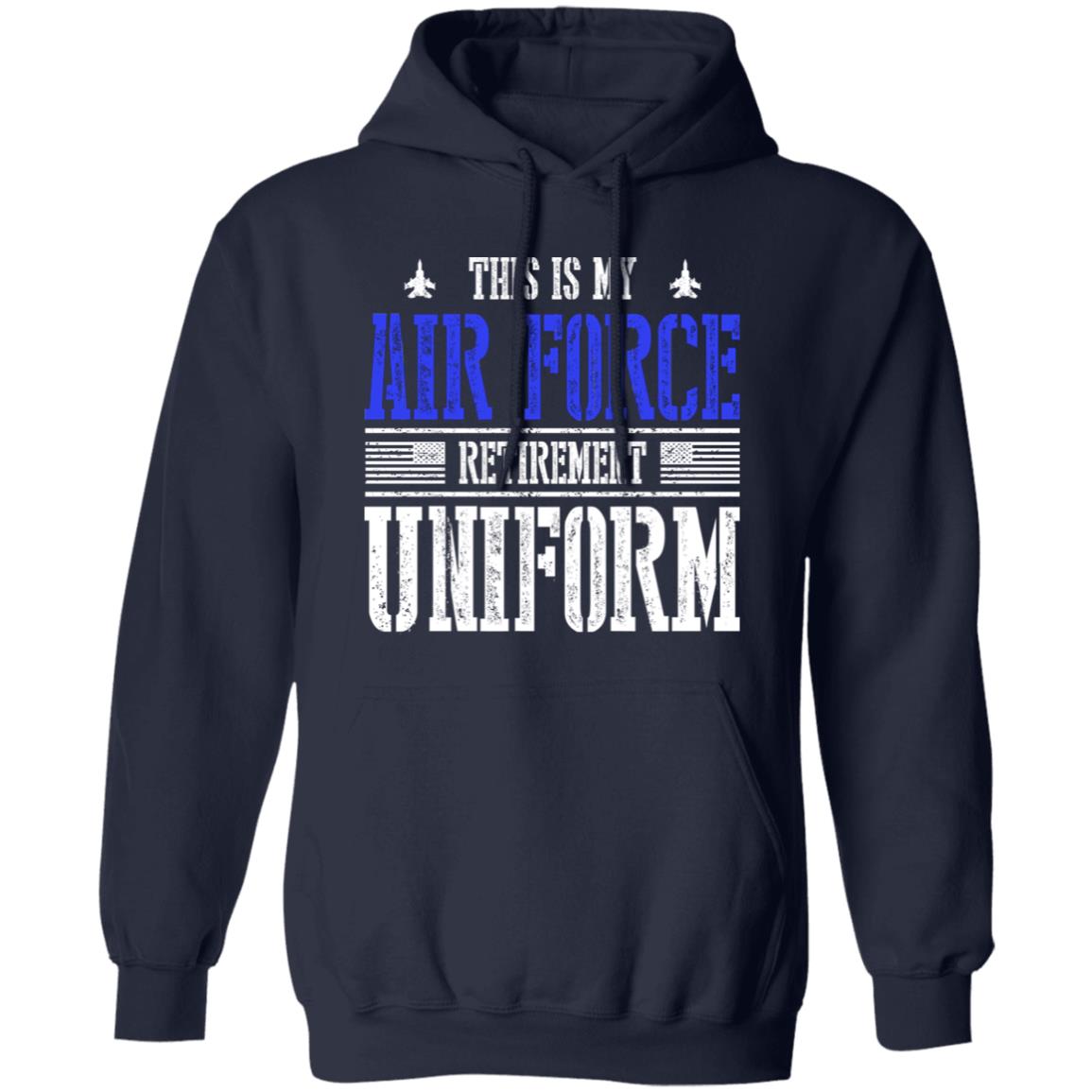 US Air Force Retirement Uniform Front Shirt