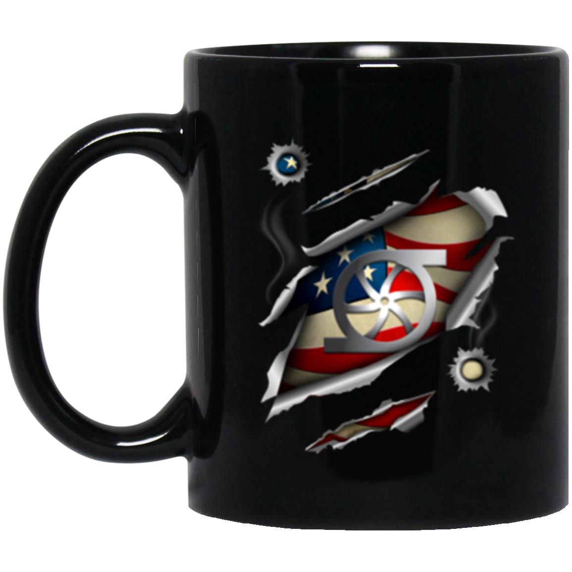 US Navy Gas Turbine Systems Technician Navy GS 11oz - 15oz Black Mug