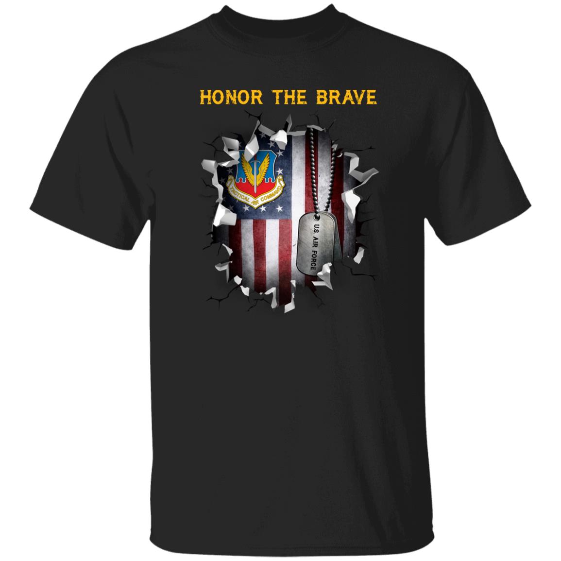 US Air Force Tactical Air Command - Honor The Brave Front Shirt