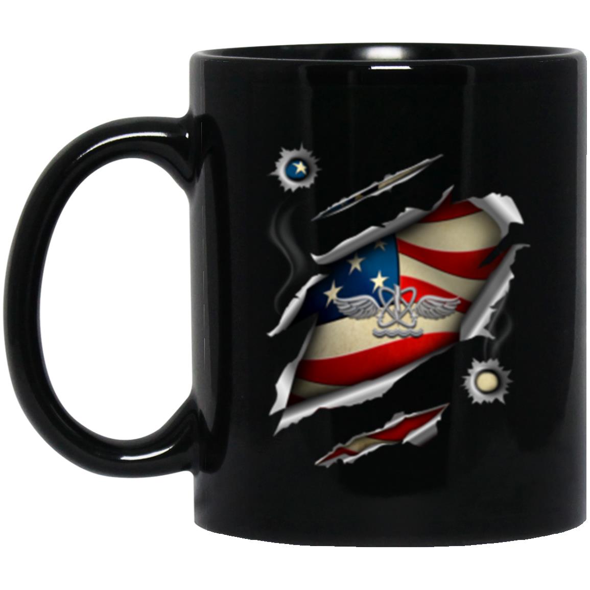 U.S Navy Naval aircrewman Navy AW 11oz - 15oz Black Mug