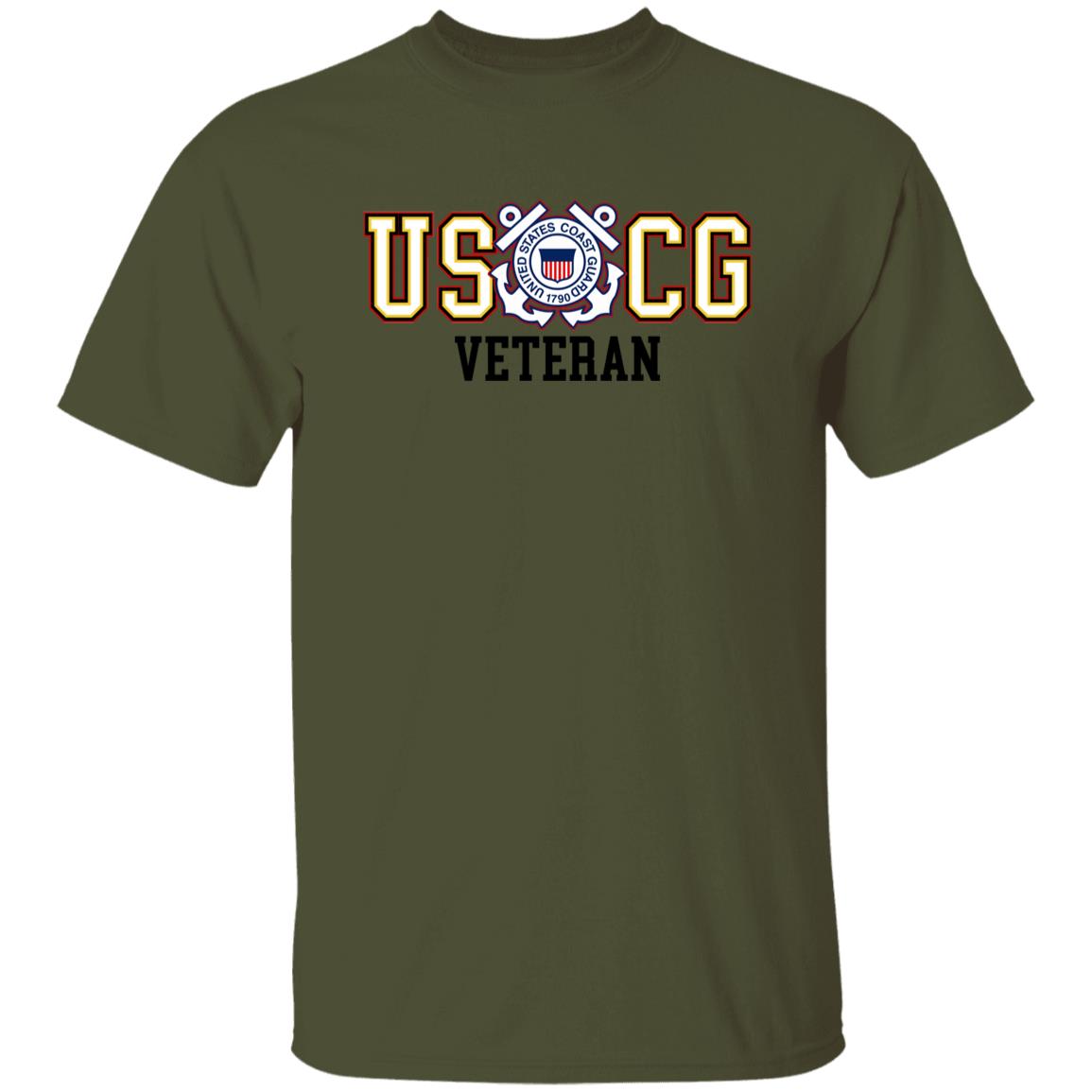 US Coast Guard Veteran Front Shirt