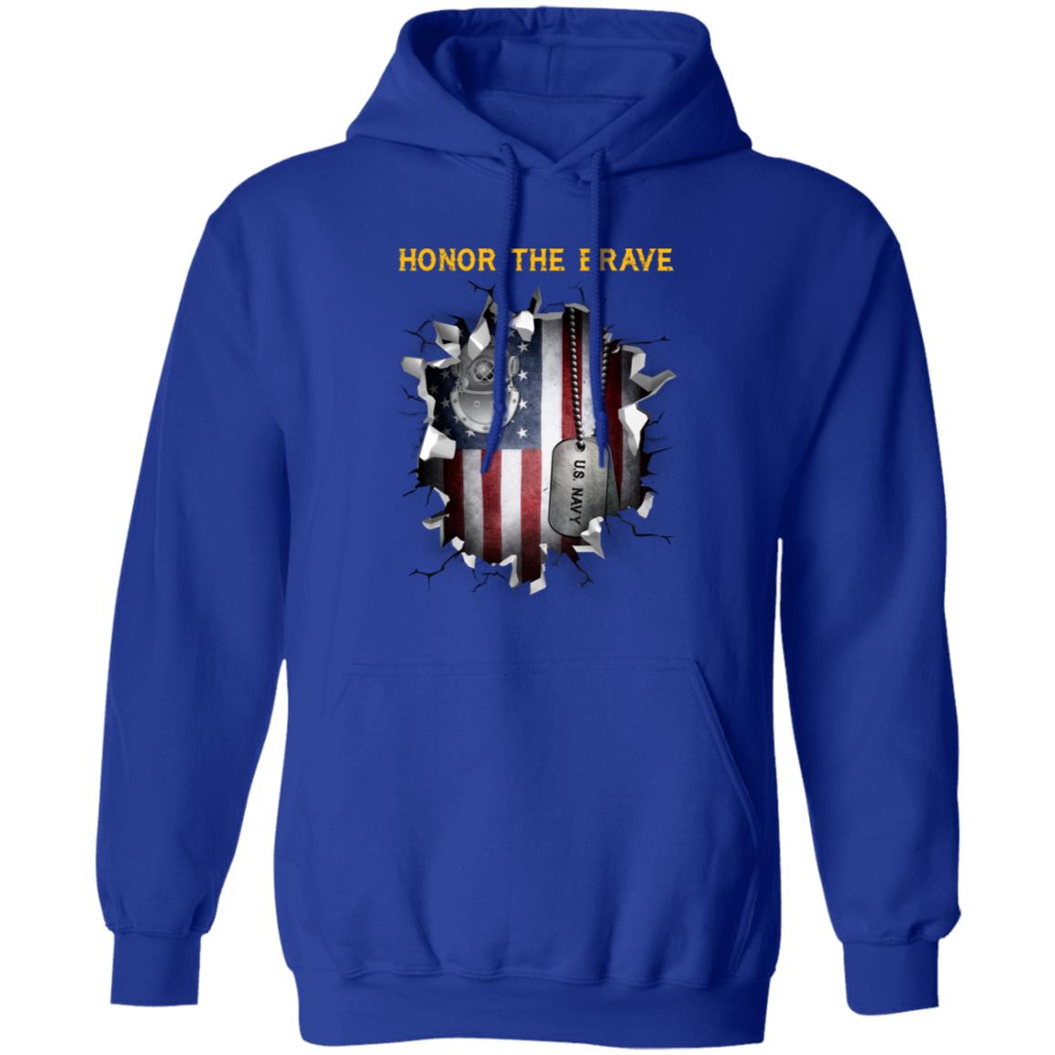 Navy Diver Navy ND - Honor The Brave Front Shirt