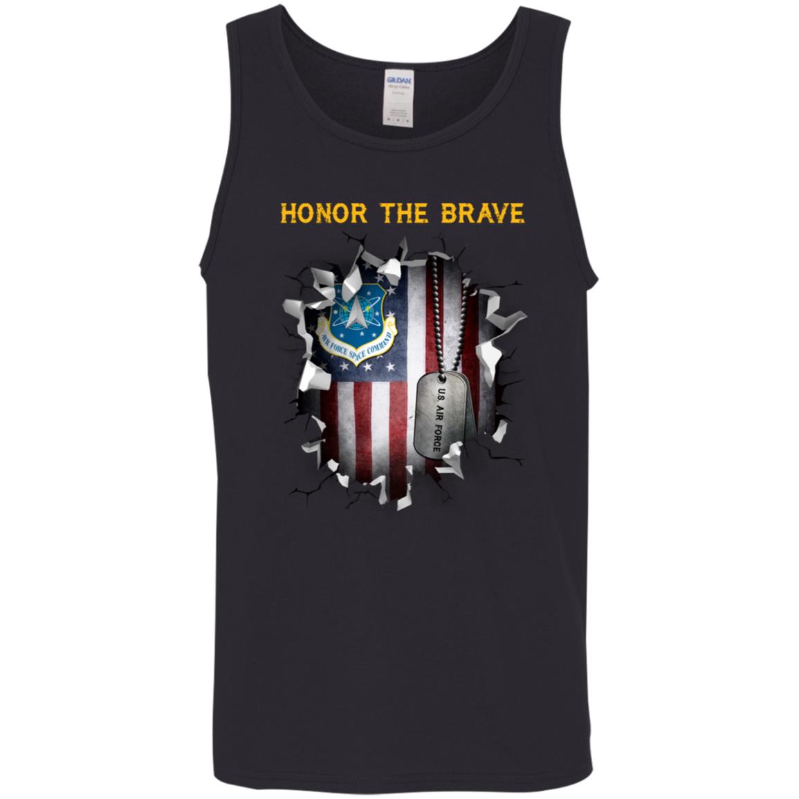 US Air Force Space Command - Honor The Brave Front Shirt