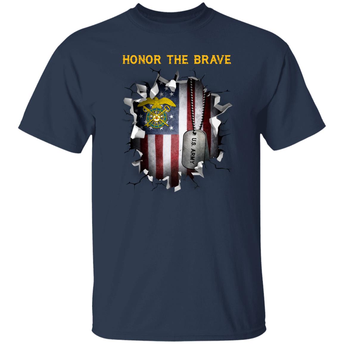 US Army Quartermaster Corps  - Honor The Brave Front Shirt