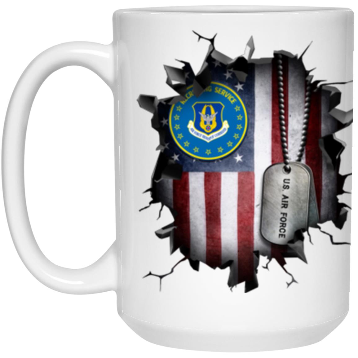 US air force reserve recruiting service 3D Break Effect Coffee Mug 11oz - 15oz White Mug