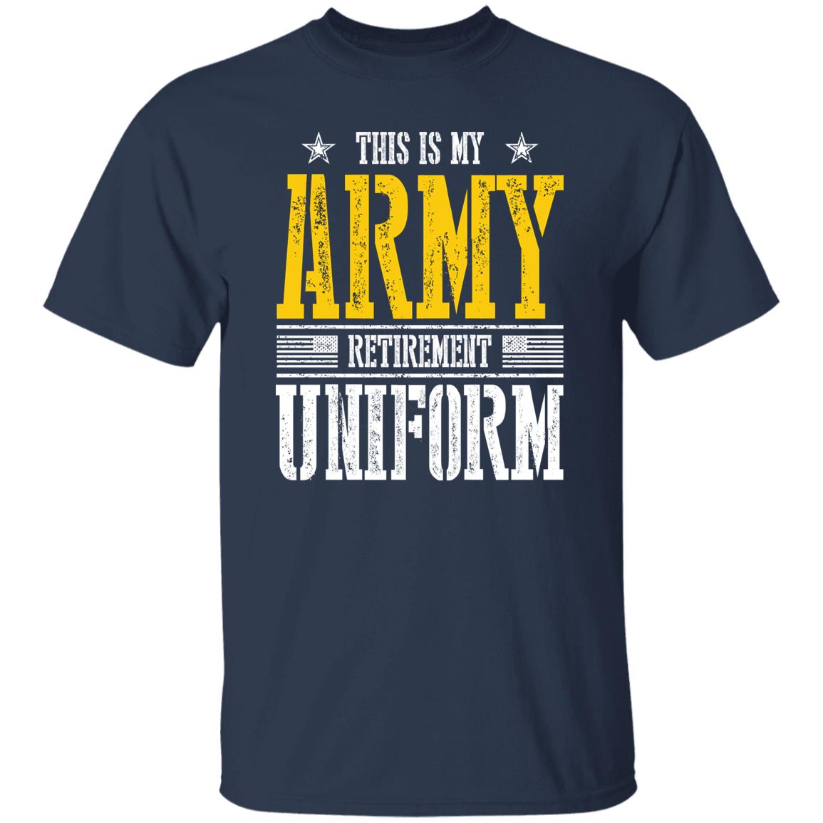 US Army Retirement Uniform Front Shirt