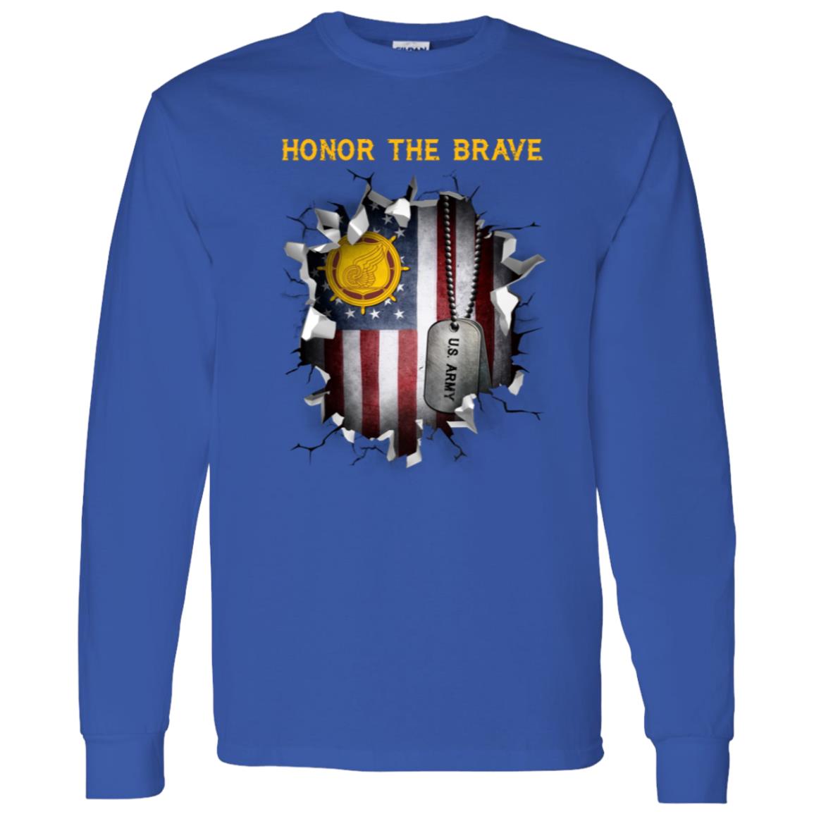 US  Army Transportation Corps  - Honor The Brave Front Shirt