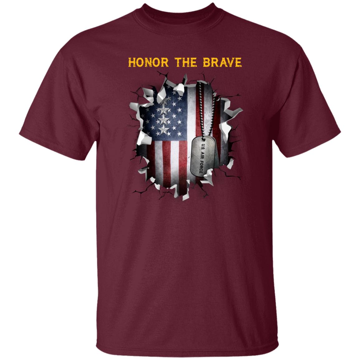 US Air Force O-10 General Gen O10 General Officer  - Honor The Brave - Honor The Brave Front Shirt