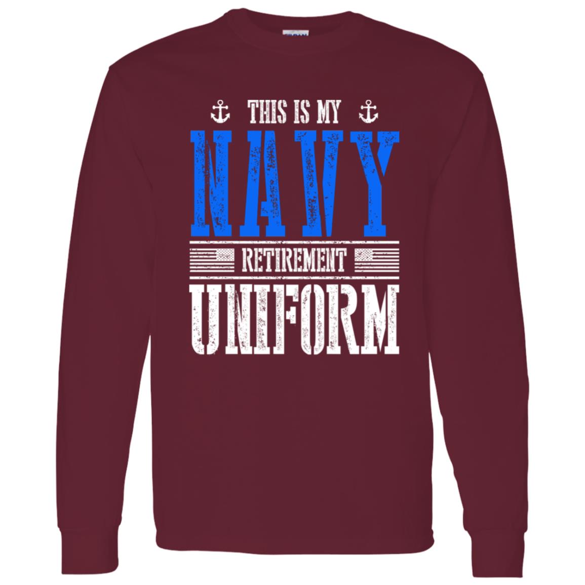 US Navy Retirement Uniform Front Shirt