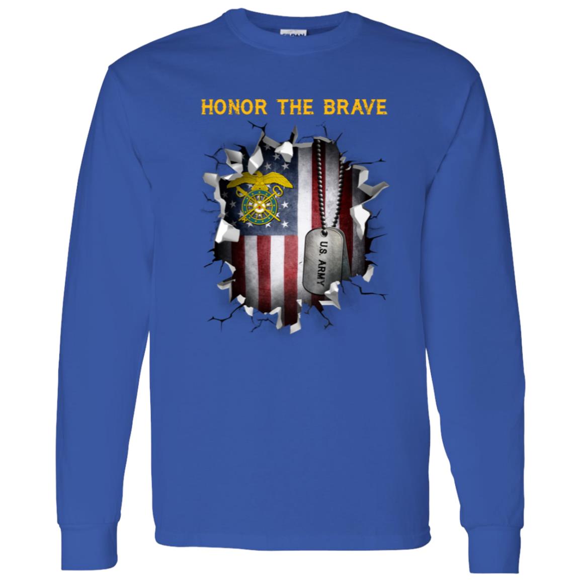 US Army Quartermaster Corps  - Honor The Brave Front Shirt