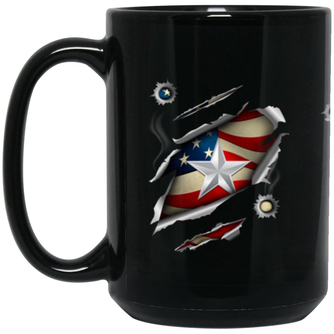 US Air Force O-7 Brigadier General Brig O7 General Officer Ranks 11oz - 15oz Black Mug